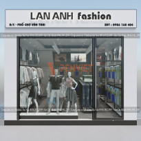 Thiết kế shop quần áo Lan Anh